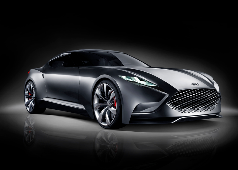 Illustration for article titled The Hyundai HND-9 Concept Is A Sexy Korean GT